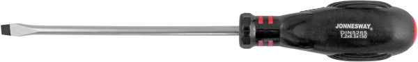 D03S6150 Отвертка стержневая шлицевая HERCULES JONNESWAY, SL6.5х150 мм