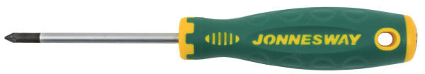 D71Z180 Отвертка стержневая POZIDRIV® ANTI-SLIP GRIP JONNESWAY, PZ1x80