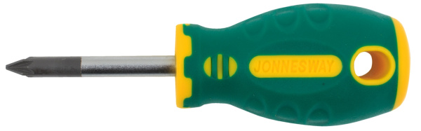 D71Z138 Отвертка стержневая POZIDRIV® ANTI-SLIP GRIP JONNESWAY, PZ1x38