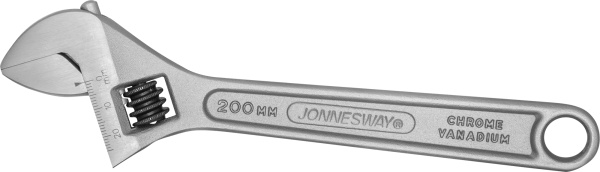 W27AS8 Ключ разводной JONNESWAY, 0-24 мм,  L-200 мм
