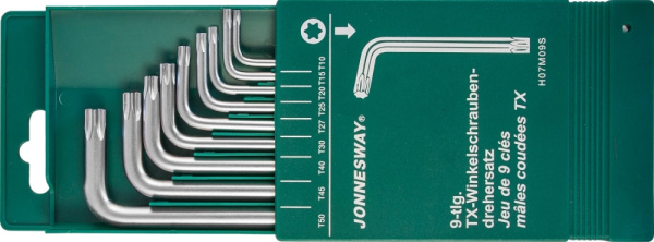 H07M09S Комплект угловых ключей "TORX" JONNESWAY